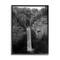 Stupell Industries Ithaca Cliffside Waterfall Black White Nature Landscape Photography Framed Wall Art